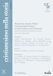 Cover: Cristianesimo nella storia - 0393-3598