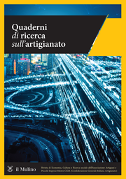 Cover of the journal Quaderni di ricerca sull'artigianato - 1590-296X