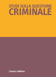Cover of Studi sulla questione criminale - 1828-4973