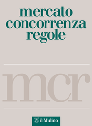 Cover of Mercato Concorrenza Regole - 1590-5128